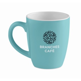 Taza cerámica de color 300ml personalizable